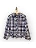Brooks Brothers 100% Cotton 100% Acetate Plaid Tweed Blue Red Jacket Size 16 - photo 2