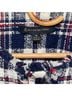 Brooks Brothers 100% Cotton 100% Acetate Plaid Tweed Blue Red Jacket Size 16 - photo 11