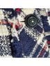 Brooks Brothers 100% Cotton 100% Acetate Plaid Tweed Blue Red Jacket Size 16 - photo 5