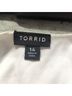 Torrid 97% Rayon 3% Spandex 100% Polyester Floral Purple White Jumpsuit Size 14 - photo 3