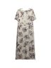 Torrid 97% Rayon 3% Spandex 100% Polyester Floral Purple White Jumpsuit Size 14 - photo 4