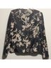 DKNY Floral Black White Blazer Size 12 - photo 4