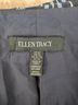 Ellen Tracy 75% Viscose 25% Linen 100% Polyester Stripes Blue White Blazer Size XL - photo 5