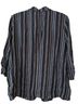 Ellen Tracy 75% Viscose 25% Linen 100% Polyester Stripes Blue White Blazer Size XL - photo 2