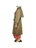 Silk Laundry 100% Cotton Solid Tan Trenchcoat Size XL - photo 5