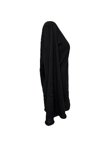 Rick Owens Rick Owens V-Neck Sweater in Black Wool (view 2)