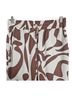 Sanctuary 100% Recycled Polyester Animal Print Brown White Casual Pants Size M - photo 4