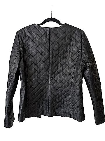 Tahari Faux Leather Jacket (view 2)