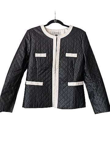 Tahari Faux Leather Jacket (view 1)