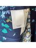 Ann Taylor 100% Polyester Damask White Blue Green Cocktail Dress Size 0 - photo 7