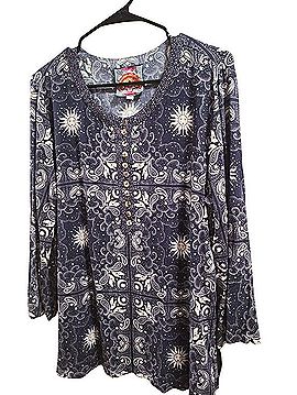 Johnny Was Runa Long Sleeve Henley (view 1)