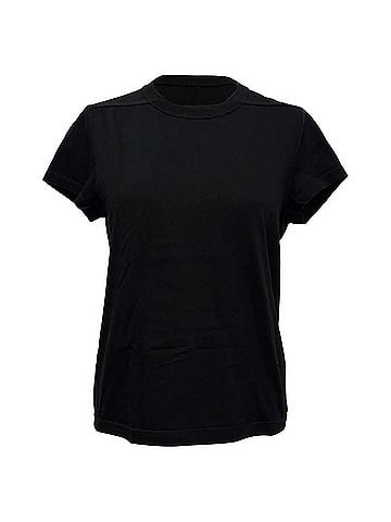 Rick Owens Rick Owens Crewneck T-Shirt in Black Cotton (view 1)