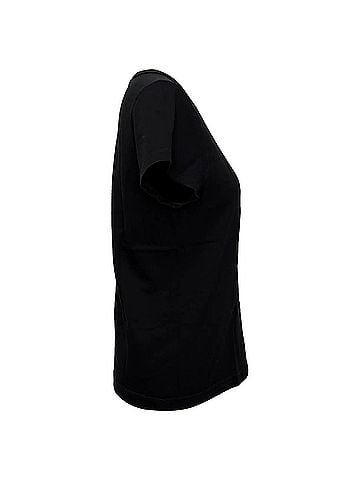 Rick Owens Rick Owens Crewneck T-Shirt in Black Cotton (view 2)