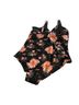 Summer Mae Tropical Black Orange One Piece Swimsuit Size 18 - photo 2