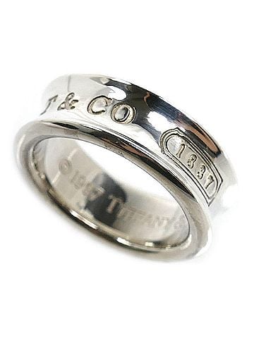 Tiffany & Co. TIFFANY&amp;Co. Tiffany &amp; Co. Sterling Silver 925 1837 Ring, 6.9g, Women's (view 1)