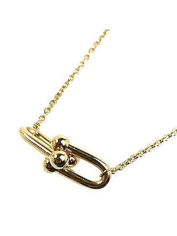 Tiffany & Co. TIFFANY&amp;Co. Tiffany 18K Yellow Gold Hardware Small Necklace 75060742 7.2g 40 45cm Women's (view 1)