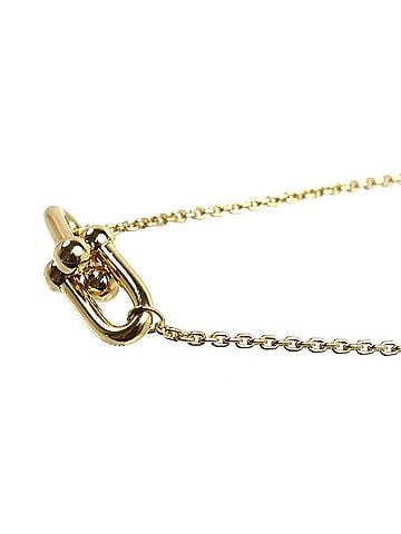 Tiffany & Co. TIFFANY&amp;Co. Tiffany 18K Yellow Gold Hardware Small Necklace 75060742 7.2g 40 45cm Women's (view 2)