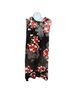 Soulmates Floral Black Red Cocktail Dress Size L - photo 2