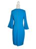 Calvin Klein Solid Blue Cocktail Dress Size 8 - photo 2