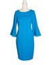 Calvin Klein Solid Blue Cocktail Dress Size 8 - photo 1