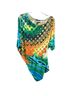 Frank Lyman Design Graphic Multi Color 3/4 Sleeve Blouse Size 8 - photo 5