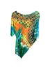 Frank Lyman Design Graphic Multi Color 3/4 Sleeve Blouse Size 8 - photo 6