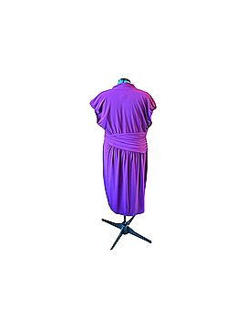 suzi chin for maggy boutique purple dress Vintage Suzi Chin for Maggy Boutique Womens 6 Dress Satin Purple Bodycon Party