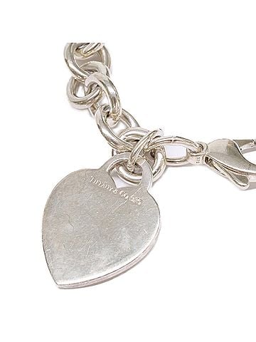 Tiffany & Co. TIFFANY&amp;Co. Tiffany 925 Return to Heart Tag Chain Bracelet, Silver, Women's (view 1)