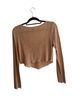 Wild Fable Brown Short Sleeve Blouse Size XL - photo 2