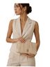VS Ivory Leather Clutch One size - photo 1