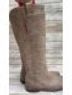 FRYE 100% Leather Gray Boots Size 6 1/2 - photo 4