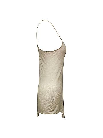 Rick Owens Rick Owens Tank Top in Grey Cotton (view 2)