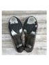 Naughty Monkey Print Gray Heels Size 8 1/2 - photo 3