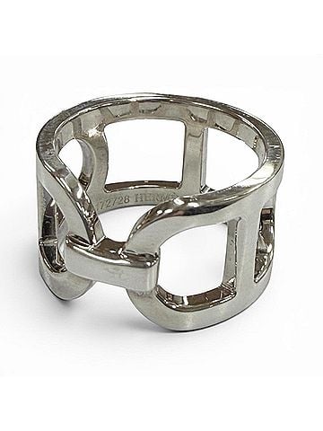 Hermès HERMES Everchaine d'Ancre AG925 Ring, 2023 Model, Silver, Made in Italy, Weight 5.5g, Men's/Women's Accessory (view 1)