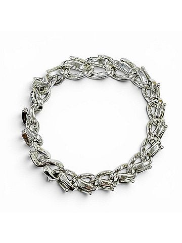 Tiffany & Co. TIFFANY&amp;Co. Tiffany Forge Medium Link Bracelet, High Polish 925 Sterling Silver, Current Model, Weight 37.6g, Men's (view 1)