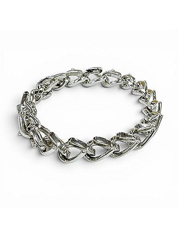 Tiffany & Co. TIFFANY&amp;Co. Tiffany Forge Medium Link Bracelet, High Polish 925 Sterling Silver, Current Model, Weight 37.6g, Men's (view 2)