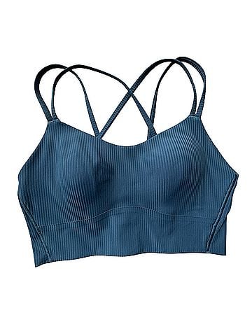Lululemon Athletica Lululemon Like a Cloud Ribbed Longline Sports Bra (view 1)