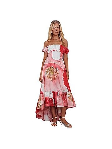 Mika & Gala Ruched Bust Maxi Dress Casual Dress (view 1)