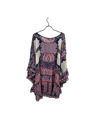 Free People Sheer Marla Dreams Ruffle Trim Tunic Casual Shirts (view 2)