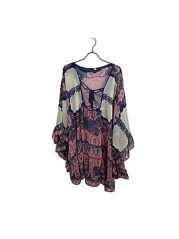 Free People Sheer Marla Dreams Ruffle Trim Tunic Casual Shirts (view 1)