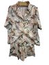 Robert Graham 100% Cotton Floral Multi Color Romper Size M - photo 1