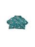 Hello Kitty 100% Rayon Floral Blue Short Sleeve Button-Down Shirt Size M - photo 1
