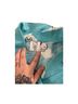 Hello Kitty 100% Rayon Floral Blue Short Sleeve Button-Down Shirt Size M - photo 2
