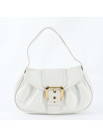 Céline Celine Buckle Flap Leather One-Shoulder Bag Handbag Brand Women's (view 1)