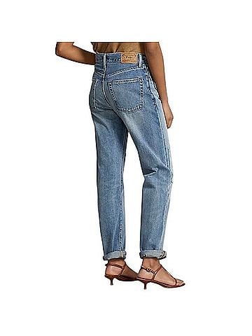 Polo by Ralph Lauren High Rise Relaxed Straight Jeans (view 2)