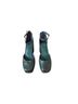 Charlotte Stone 100% Leather Snake Print Green Heels Size 10 - photo 2