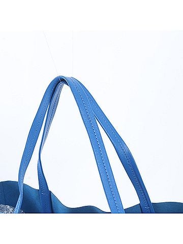 Céline Excellent condition Celine Horizontal Cabas bicolor leather tote bag, handbag, shoulder bag for men. (view 2)