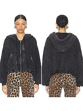 R13 Balloon Zip-up Sweatshirt (view 1)