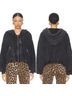 R13 100% Cotton Solid Black Sweatshirt Size L - photo 1