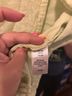 Petite Sophisticate 100% Linen Green Button-Down Shirt Size M - photo 4